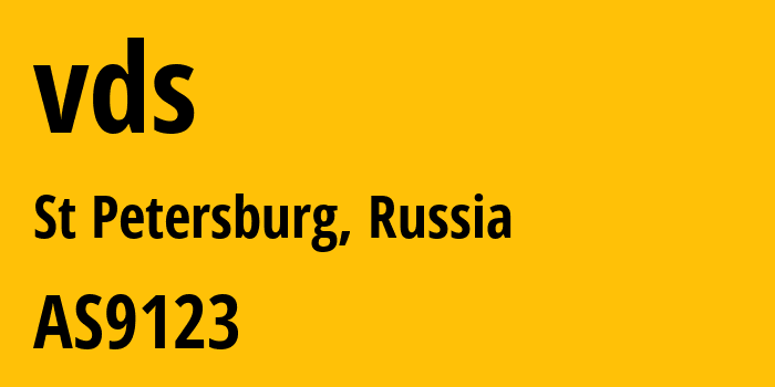 Информация о провайдере vds AS9123 TimeWeb Ltd.: все IP-адреса, network, все айпи-подсети