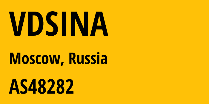 Информация о провайдере VDSINA AS48282 Hosting technology LTD: все IP-адреса, network, все айпи-подсети