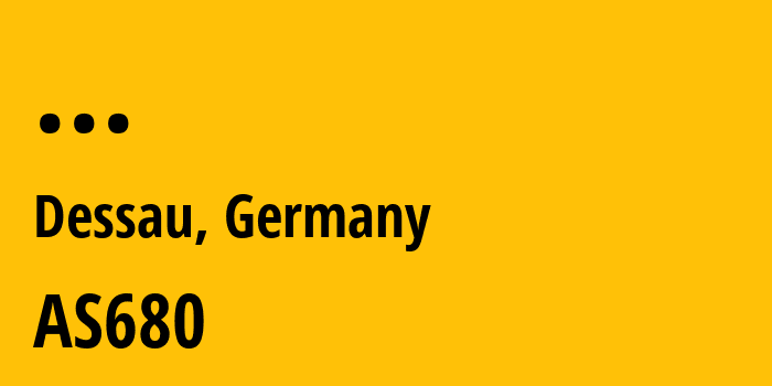 Информация о провайдере Verein-zur-Foerderung-eines-Deutschen-Forschungsnetzes-e.V. AS680 Verein zur Foerderung eines Deutschen Forschungsnetzes e.V.: все IP-адреса, network, все айпи-подсети