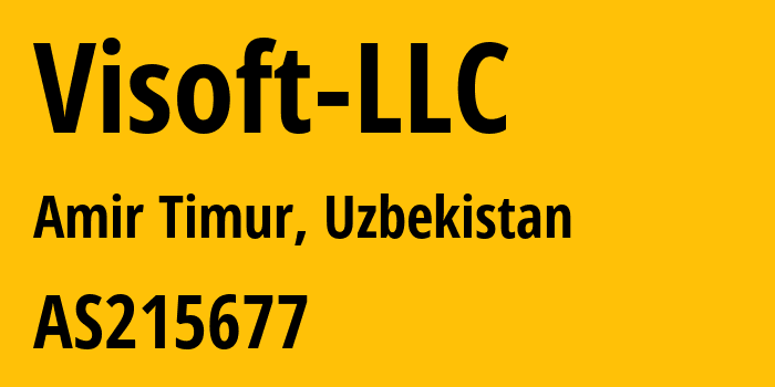 Информация о провайдере Visoft-LLC AS215677 VISOFT LLC: все IP-адреса, network, все айпи-подсети