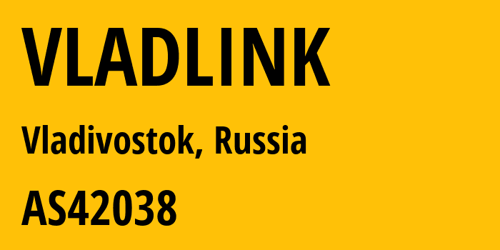 Информация о провайдере VLADLINK AS42038 Krivets Sergey Sergeevich: все IP-адреса, network, все айпи-подсети