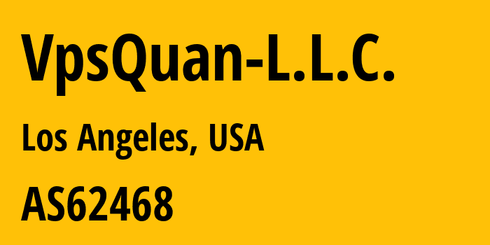 Информация о провайдере VpsQuan-L.L.C. AS62468 VpsQuan L.L.C.: все IP-адреса, network, все айпи-подсети