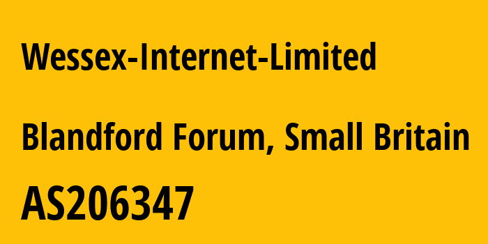 Информация о провайдере Wessex-Internet-Limited AS206347 Wessex Internet Limited: все IP-адреса, network, все айпи-подсети