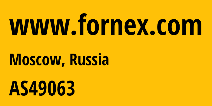 Информация о провайдере www.fornex.com AS49063 Dataline Ltd: все IP-адреса, network, все айпи-подсети