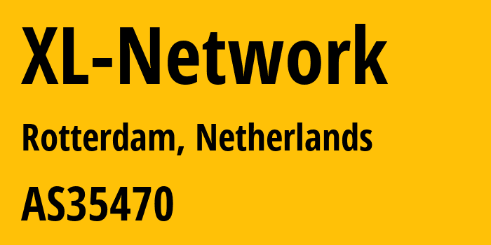 Информация о провайдере XL-Network AS35470 Signet B.V.: все IP-адреса, network, все айпи-подсети