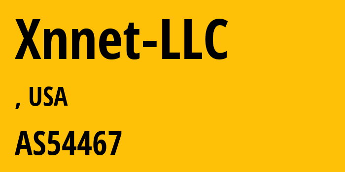 Информация о провайдере Xnnet-LLC AS6134 XNNET LLC: все IP-адреса, network, все айпи-подсети