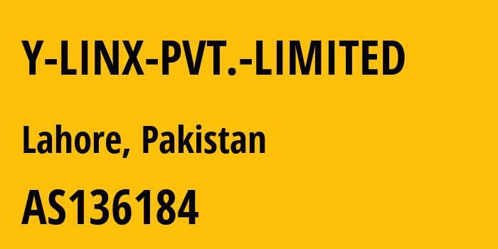 Информация о провайдере Y-LINX-PVT.-LIMITED AS136184 Y LINX (PVT.) LIMITED: все IP-адреса, network, все айпи-подсети