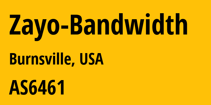 Информация о провайдере Zayo-Bandwidth AS394868 Loop Internet: все IP-адреса, network, все айпи-подсети