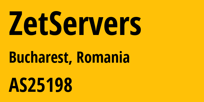 Информация о провайдере ZetServers AS25198 ZetServers: все IP-адреса, network, все айпи-подсети