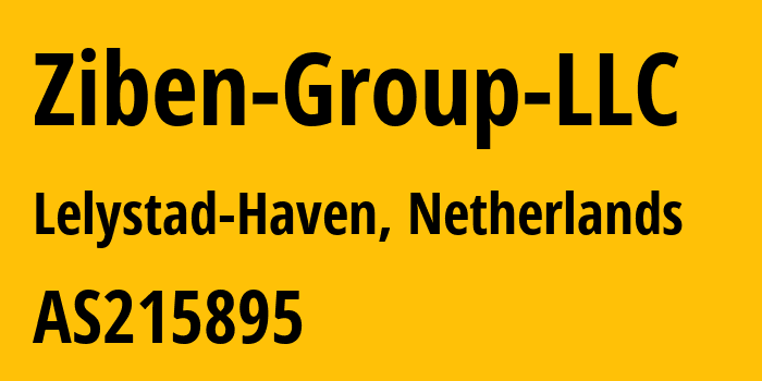 Информация о провайдере Ziben-Group-LLC AS215895 Ziben Group LLC: все IP-адреса, network, все айпи-подсети