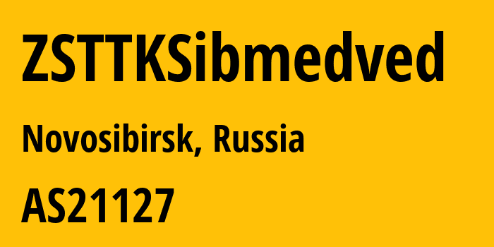 Информация о провайдере ZSTTKSibmedved AS21127 Joint Stock Company TransTeleCom: все IP-адреса, network, все айпи-подсети