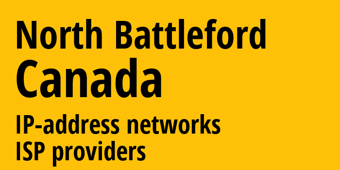 North Battleford [North Battleford] Канада: информация о городе, айпи-адреса, IP-провайдеры