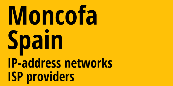 Moncofa [Moncofa] Испания: информация о городе, айпи-адреса, IP-провайдеры