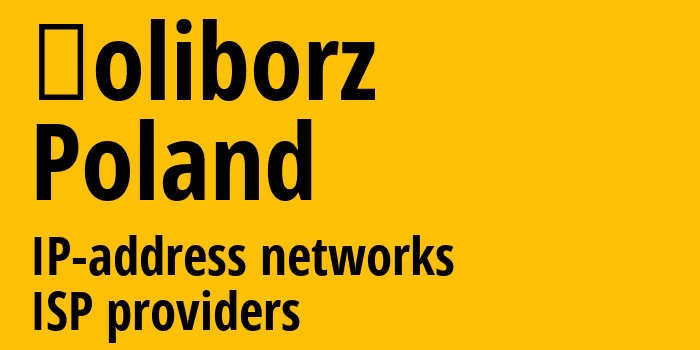 Жолибож [Żoliborz] Польша: информация о городе, айпи-адреса, IP-провайдеры