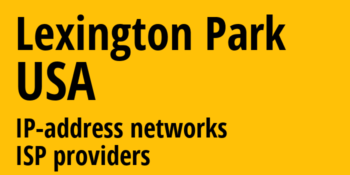 Lexington Park [Lexington Park] США: информация о городе, айпи-адреса, IP-провайдеры